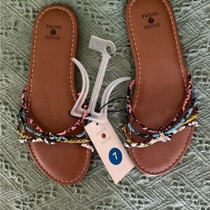 Target Multicolor Braided Sandals